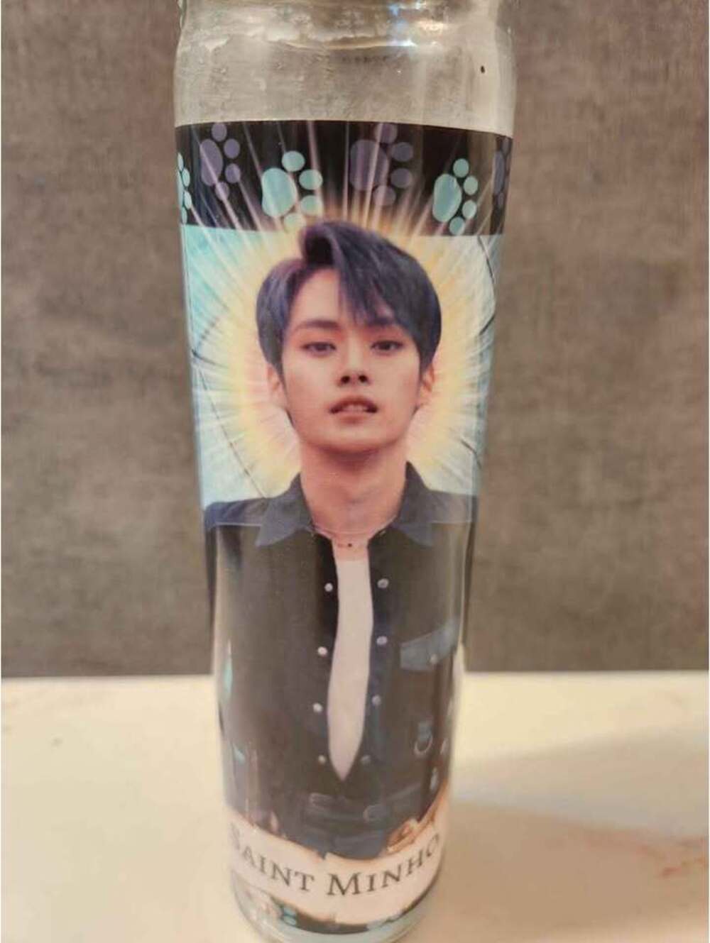 Stray Kids Lee Know Saint Minho Prayer Candle